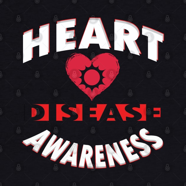 Heart disease awareness month by TeeText